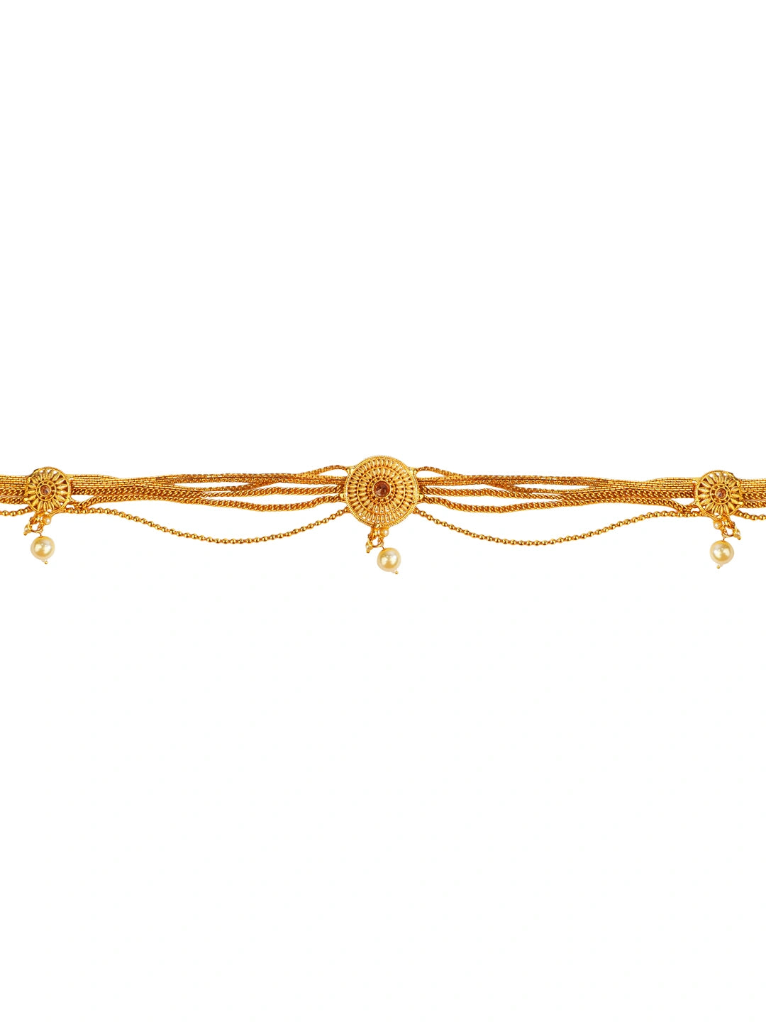 Multistrand Copper Gold Plated Waist Belt